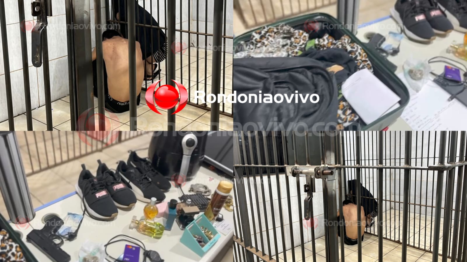 ORGULHO DO MADEIRA: PM age rápido e prende acusado de amarrar servidora pública durante roubo