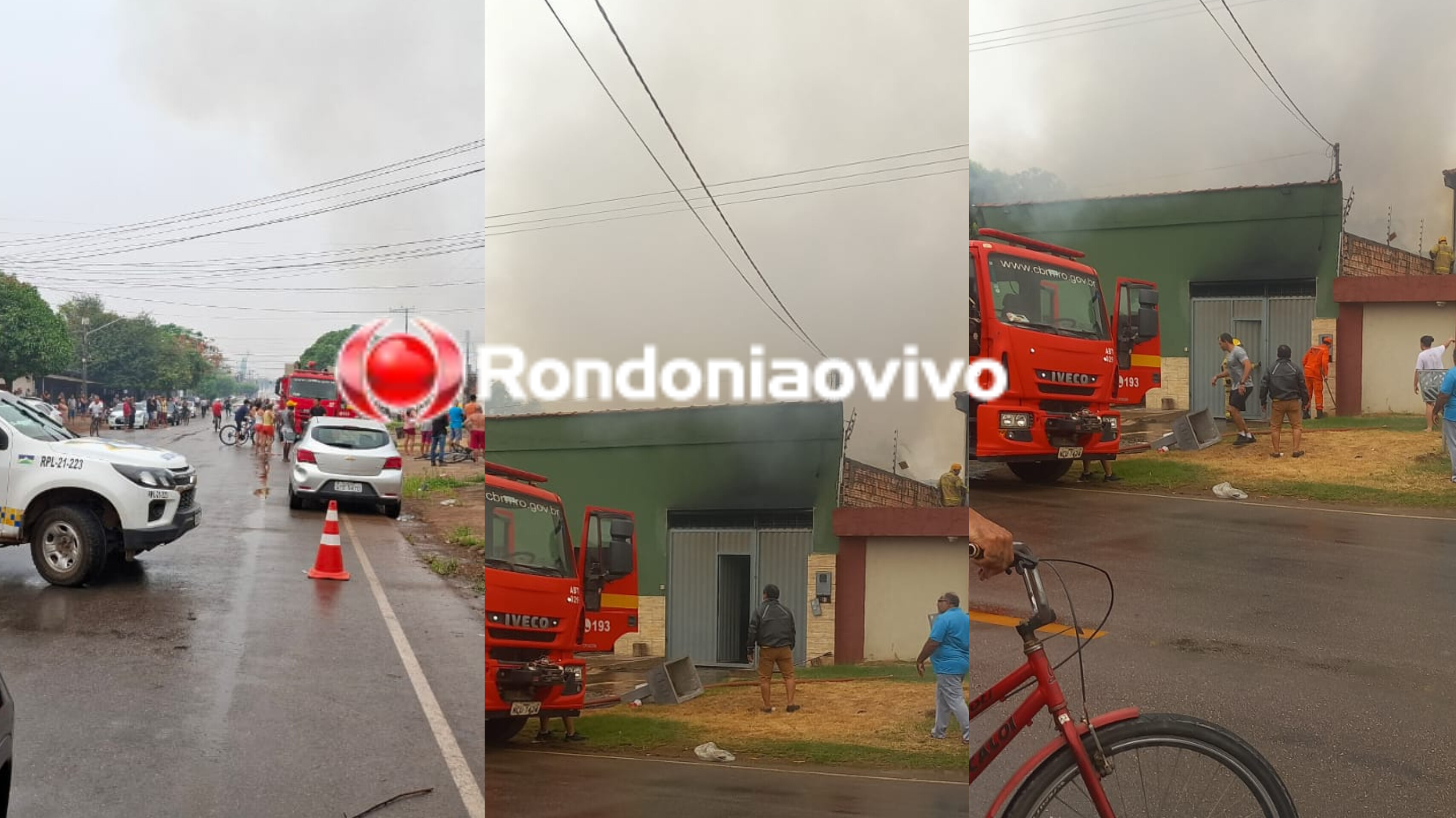 VÍDEO: Residência é atingida por incêndio em Porto Velho 