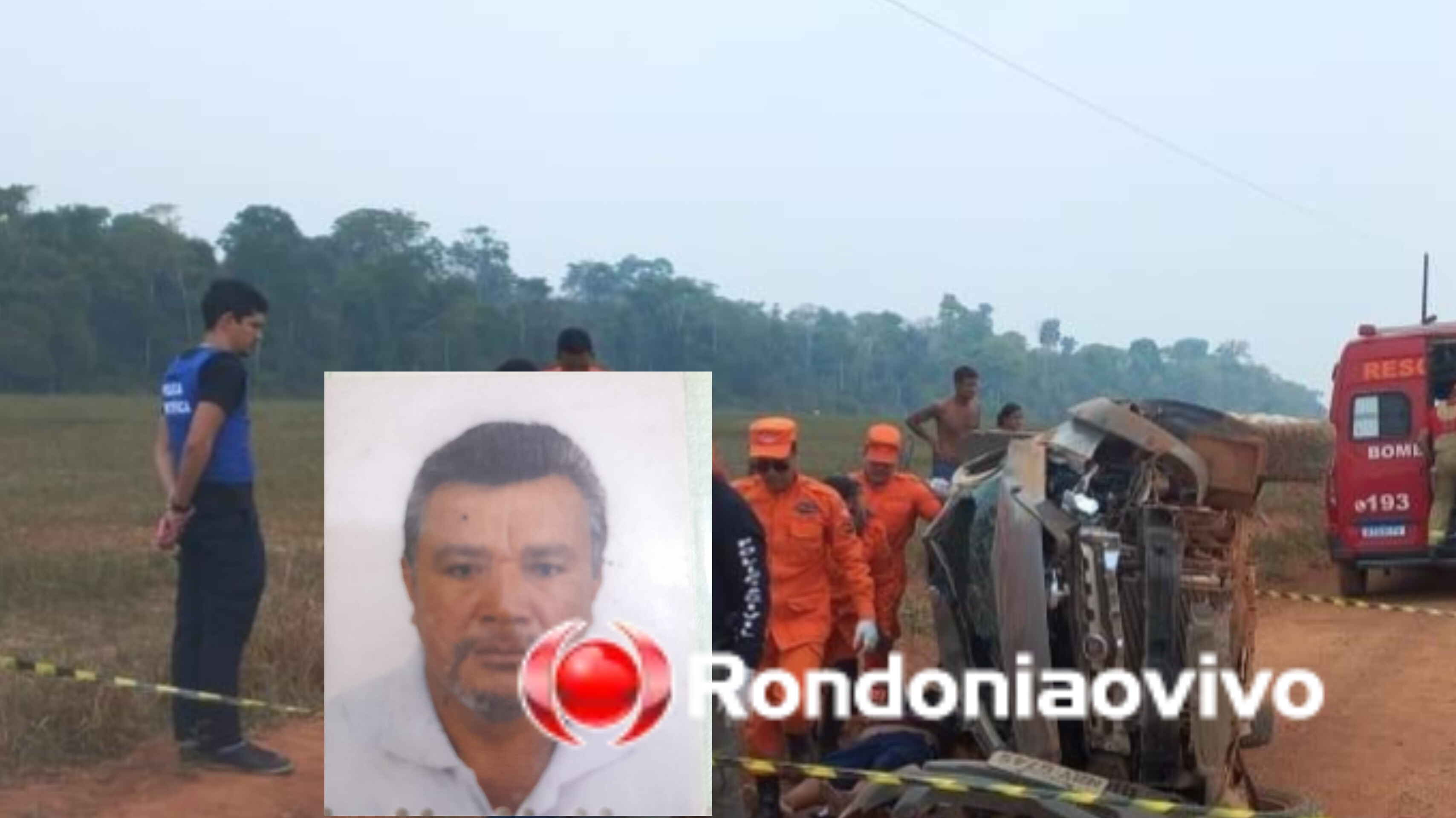 IDENTIFICADO: Idoso morre após grave capotamento de Fiat Strada 