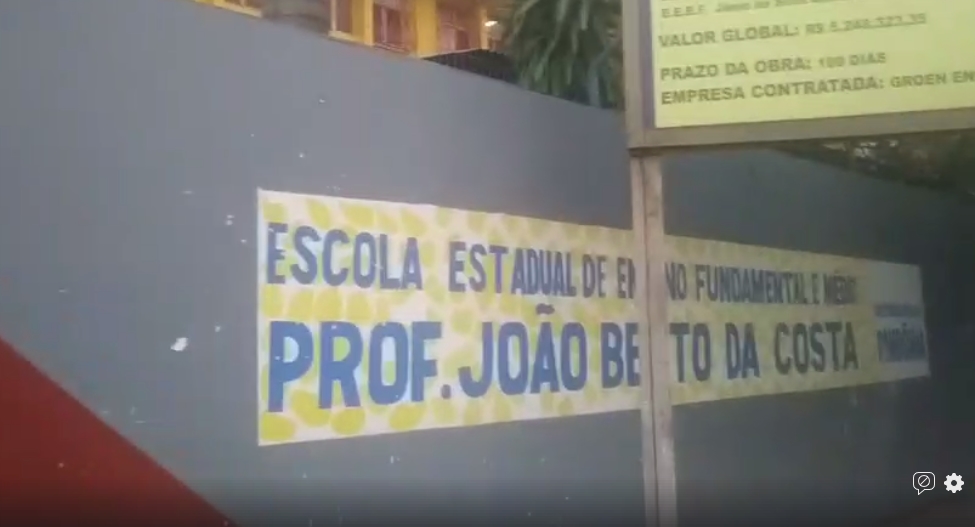 VÍDEO: Alunos da Escola João Bento denunciam arrastão dentro de sala de aula