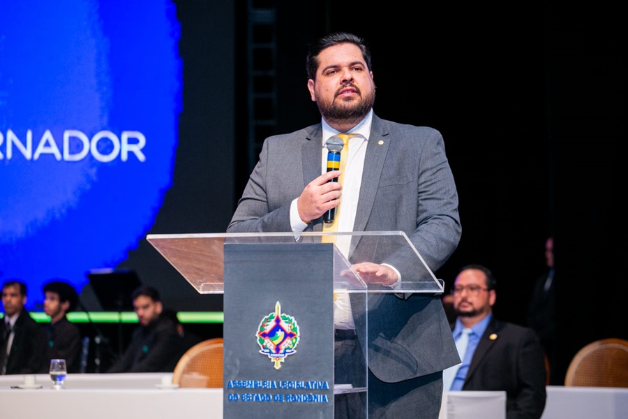 DEPUTADO: Jean Oliveira saúda e deseja ótima gestão ao governador Marcos Rocha