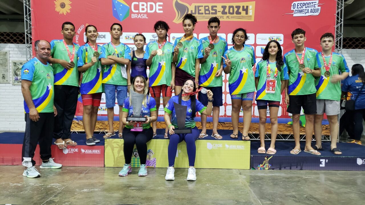 PRIMEIROS DIAS: Estudantes de RO conquistam 11 medalhas nos Jogos Escolares Brasileiros