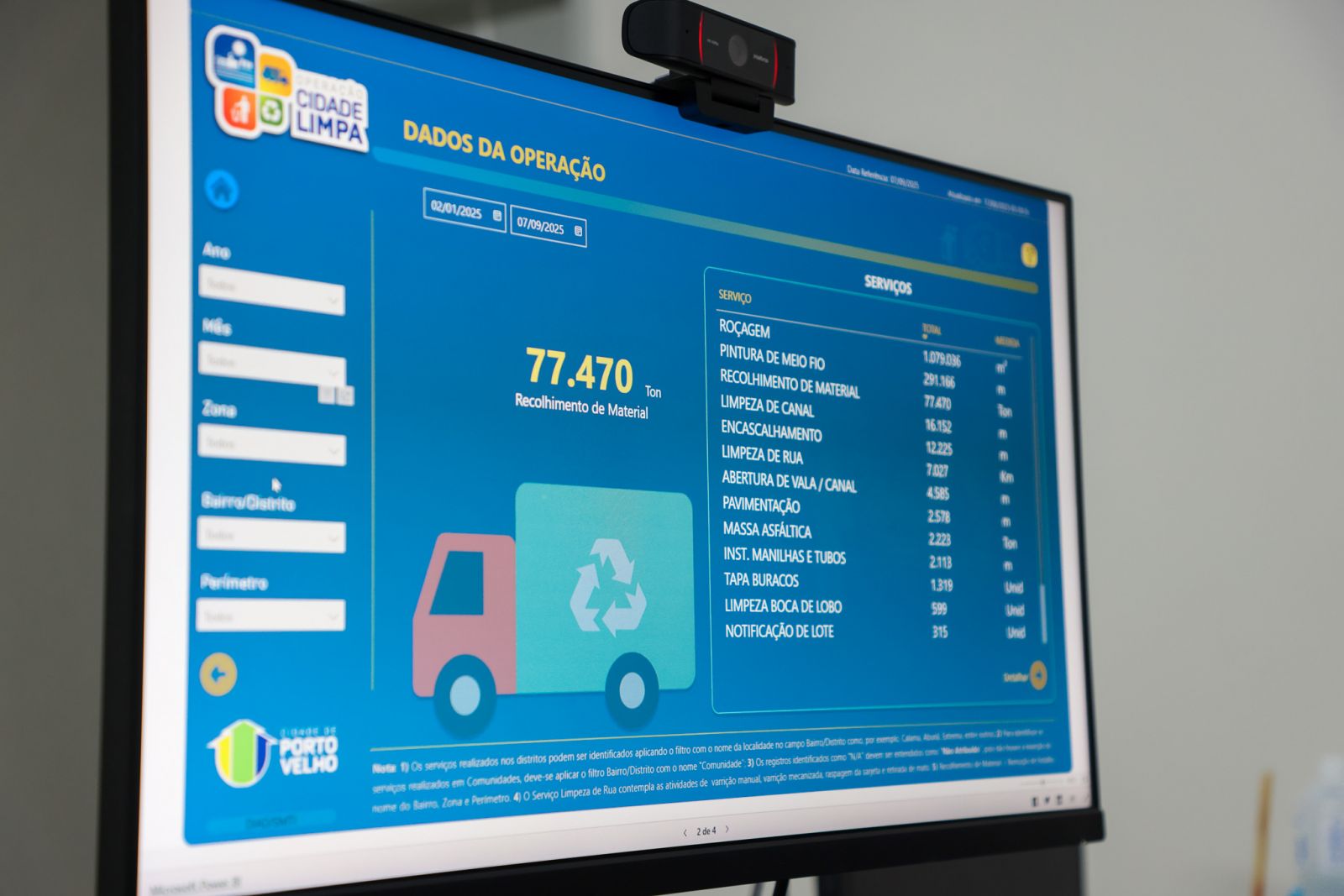 CIDADE LIMPA: Conheça o Limpômetro, a tecnologia que monitora ações de limpeza em Porto Velho