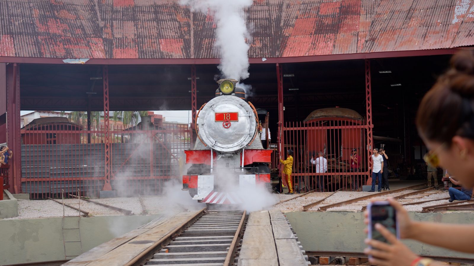 NO APITO DO TREM: Porto Velho terá nova exibição da Locomotiva 18 neste domingo na EFMM