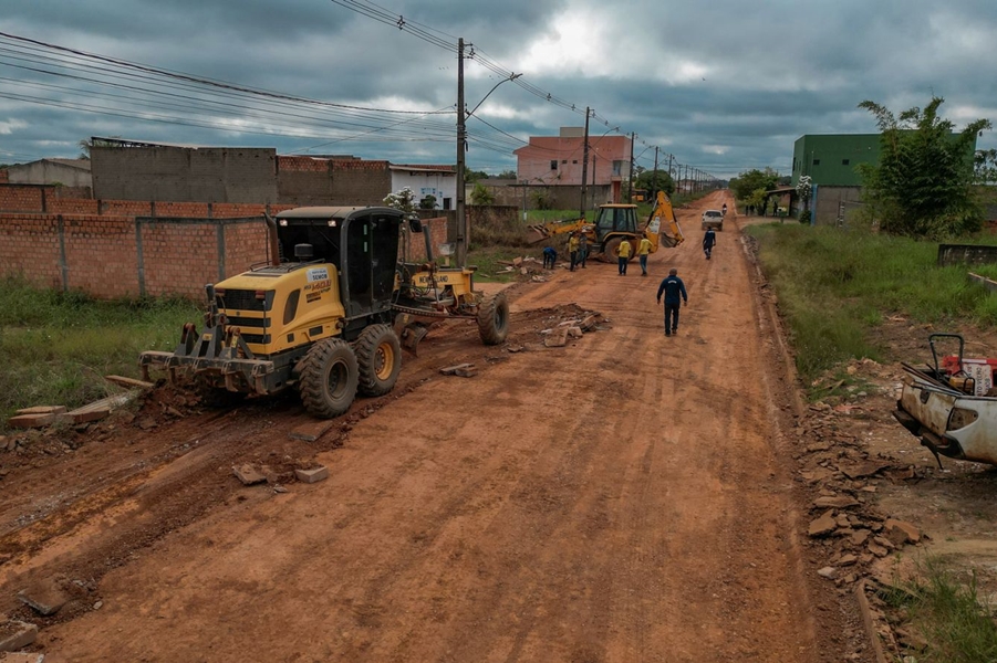 INFRAESTRUTURA COM QUALIDADE: Acesso ao residencial Cristal da Calama recebe nova pavimentação
