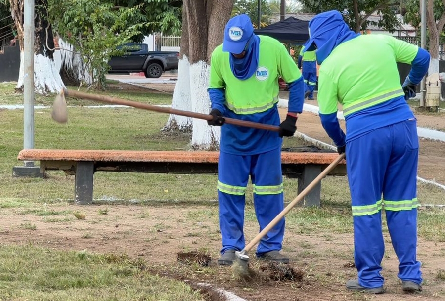 NILTON SOUZA: Complexo Esportivo recebe manutenção após solicitação do vereador