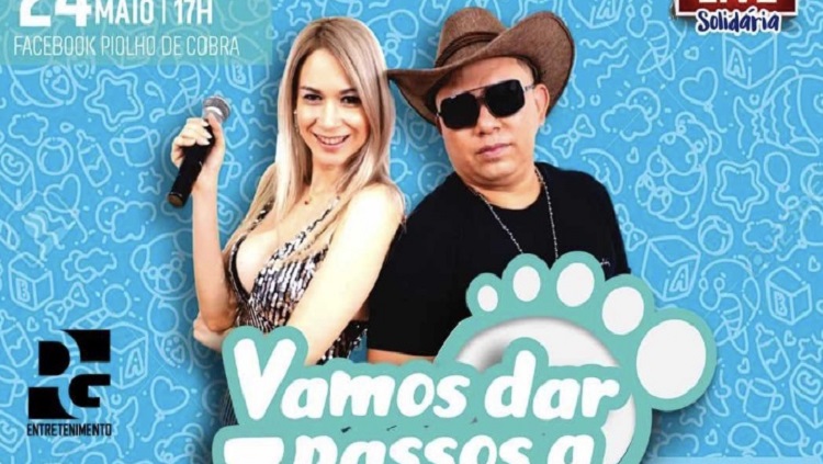 PIOLHO DE COBRA: Banda realiza live solidária neste domingo em prol da menina Isadora