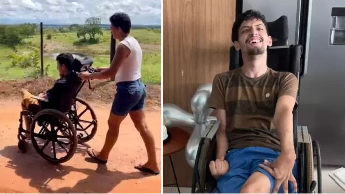 SUPERAÇÃO: Jovem com paralisia cerebral passa no ENEM e mãe deixa trabalho para levá-lo a faculdade