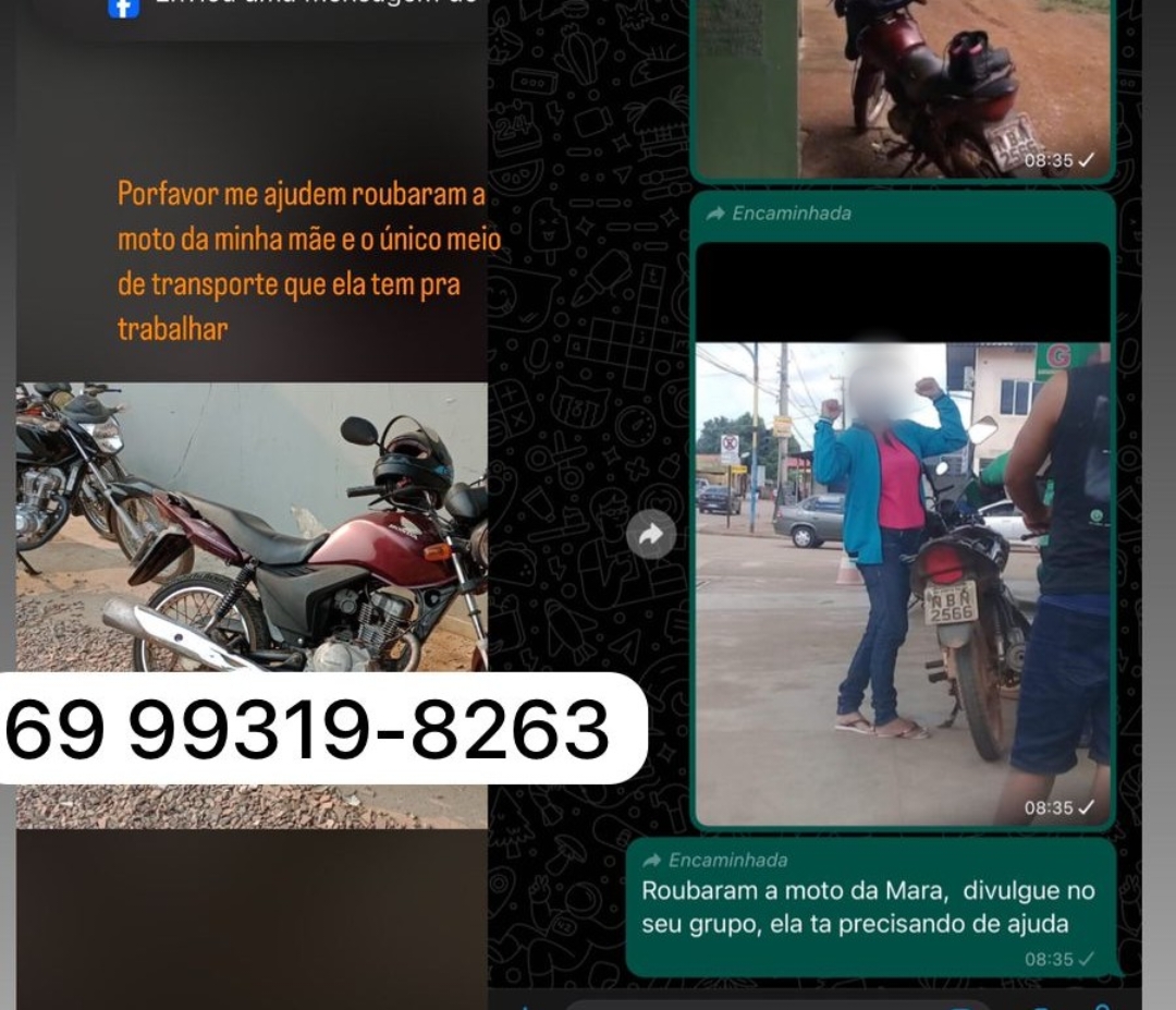 CRIMINALIDADE: Eleitor tem motocicleta furtada enquanto votava em escola na zona Leste 