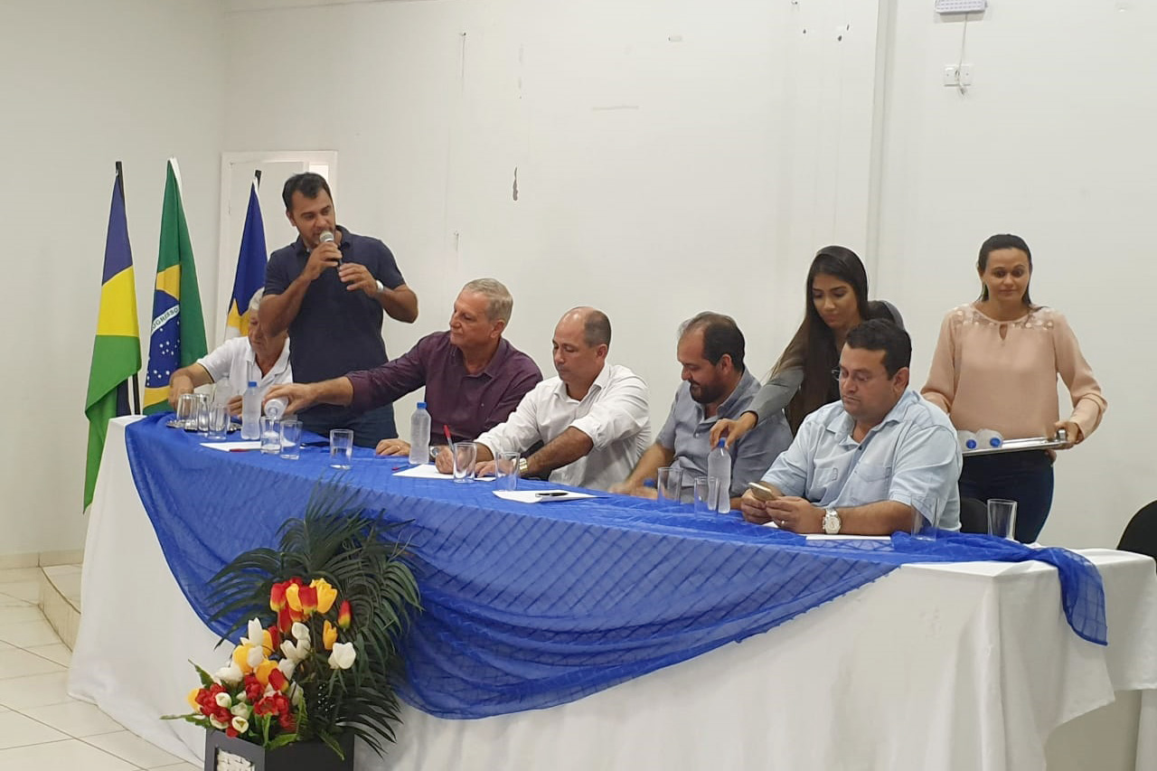 PRESIDENTE: Laerte Gomes é recepcionado na sede da Prefeitura de Machadinho do Oeste