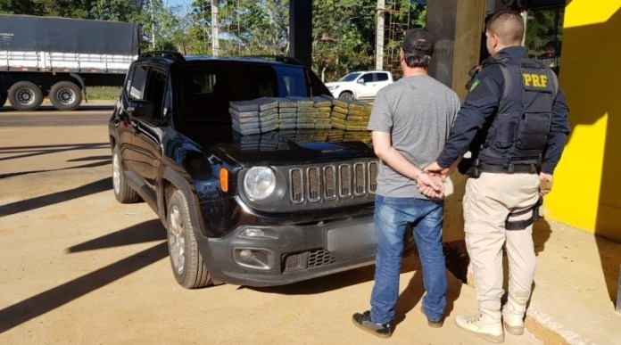 VÍDEO:  Jornalista é preso com Jeep recheado de cocaína em Rondônia