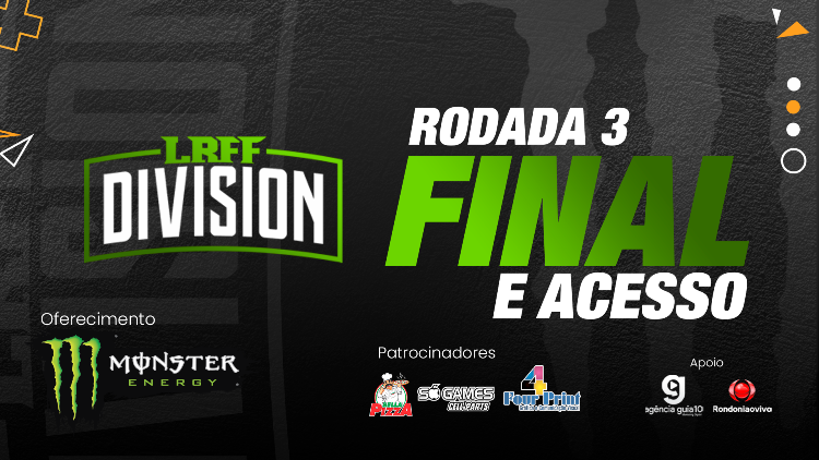 LRFF DIVISION: Assista ao vivo a final e acesso, terceira rodada do Free Fire