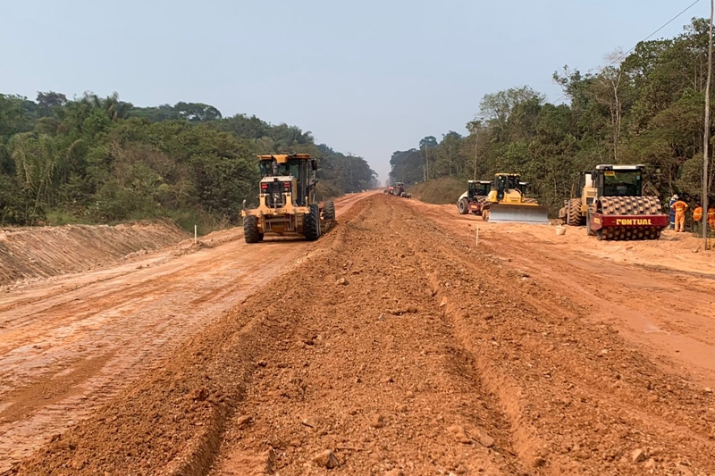 Juíza nega pedido do MPF e Dnit retoma obras em trecho da BR-319