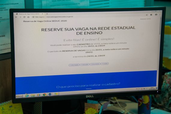 EDUCAÇÃO: Seduc informa datas para a reserva online de vagas em escolas estaduais