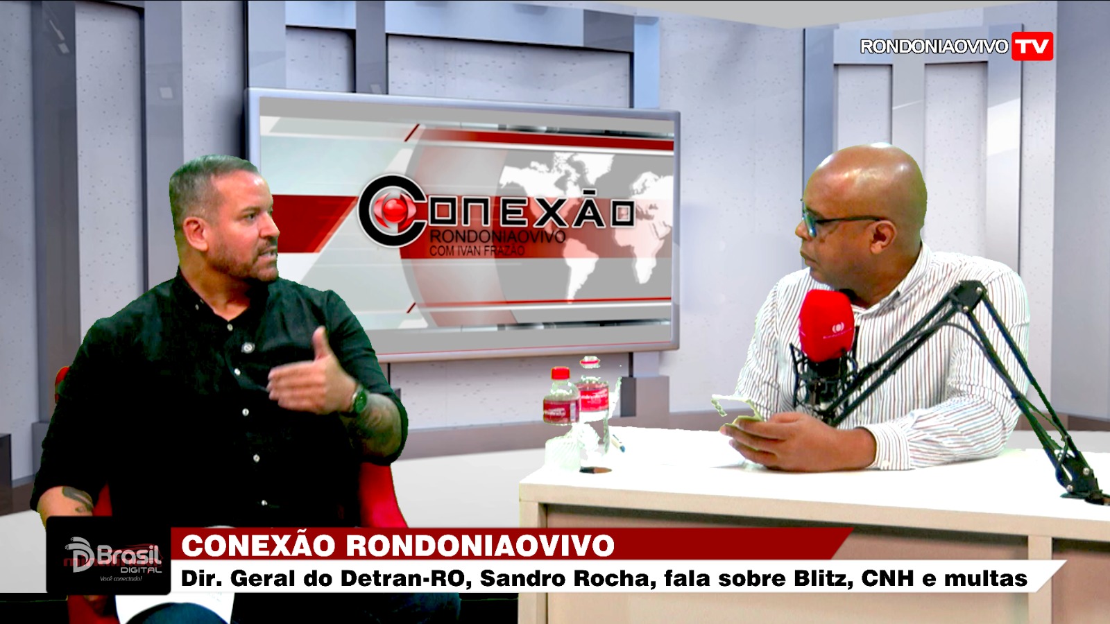 CONEXÃO RONDONIAOVIVO: Dir. Geral do Detran-RO, Sandro Rocha, fala sobre blitz, CNH e multas