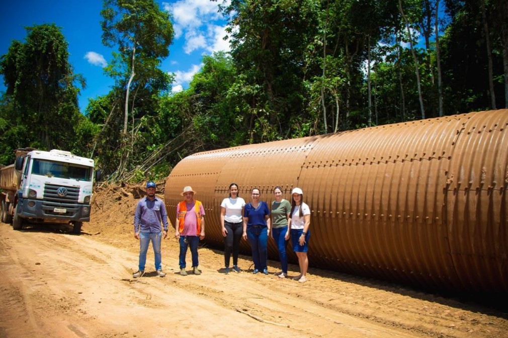 ROSANGELA DONADON: Deputada garante obras de recuperação e instalação de tubos na RO-496