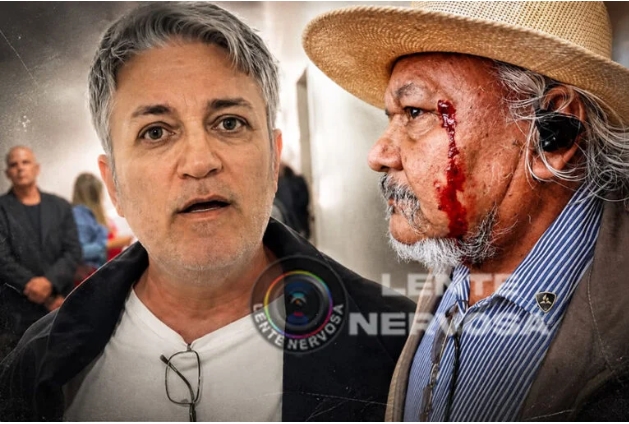 NA CÂMARA DE PVH: Assessor de 72 anos é agredido por ativista e fica ensanguentado em confusão 