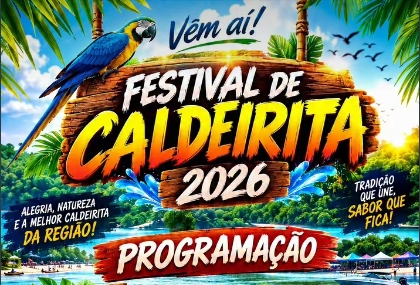 EM SETEMBRO: Festival de Caldeirita de 2026 reúne música e gastronomia local nos dias 5 e 6 