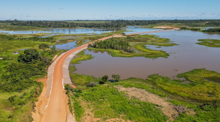 PORTO VELHO: Ieda Chaves acompanha entrega de obra de acesso à Vila de Nova Teotônio