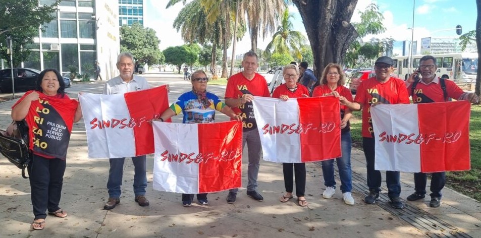 DEFESA DE DIREITOS: Sindsef Rondônia participa da Marcha da Classe Trabalhadora em Brasília