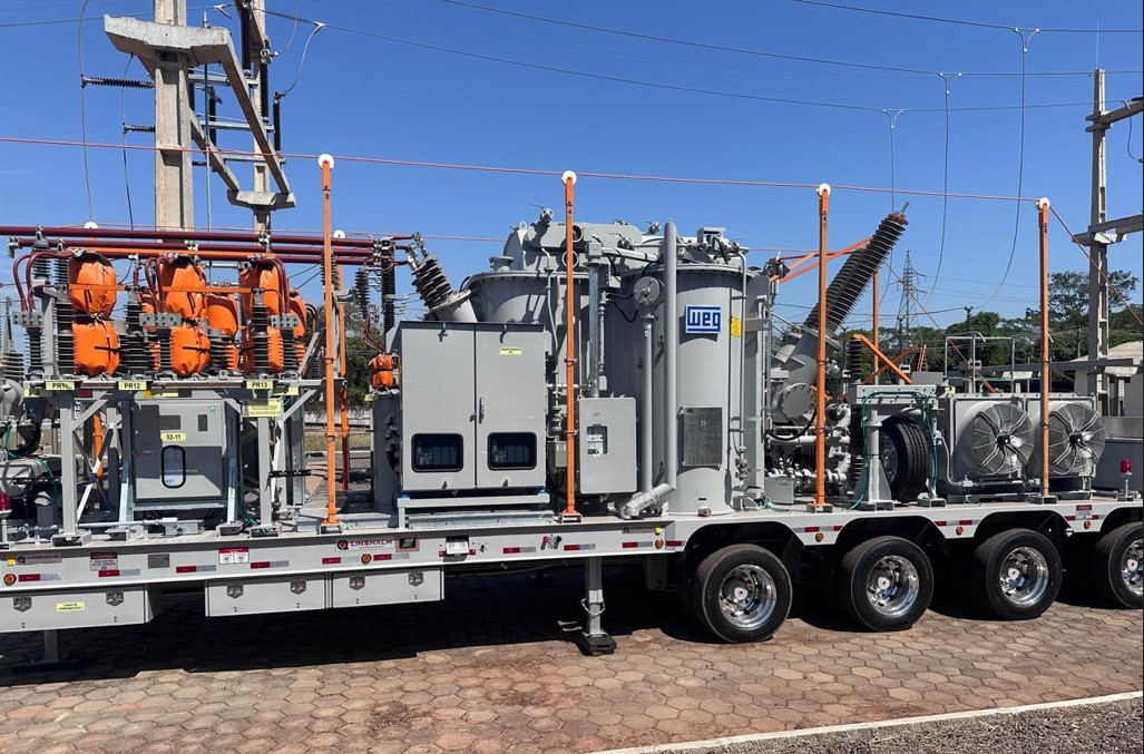 CACOAL: Nova subestação móvel de energia elétrica chega ao município