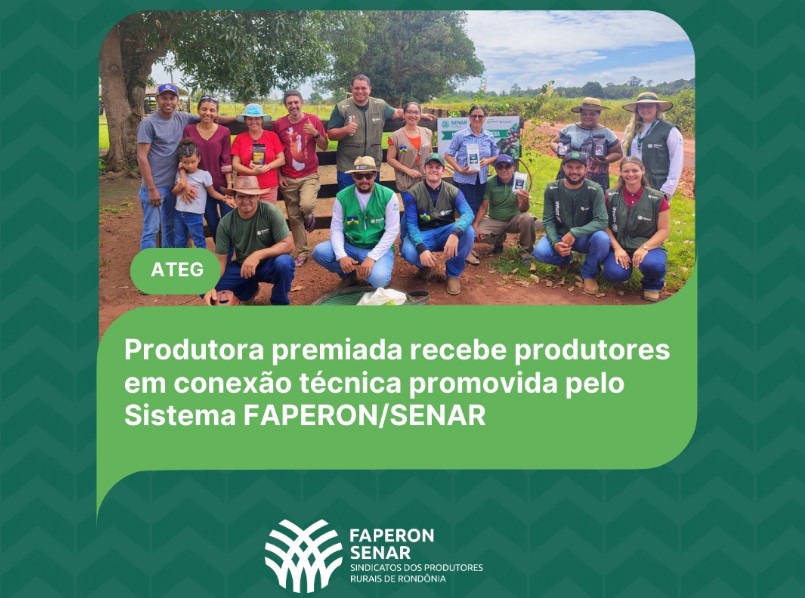 MERECIMENTO: Faperon/Senar homenageiam produtora e liderança rural de Itapuã do Oeste