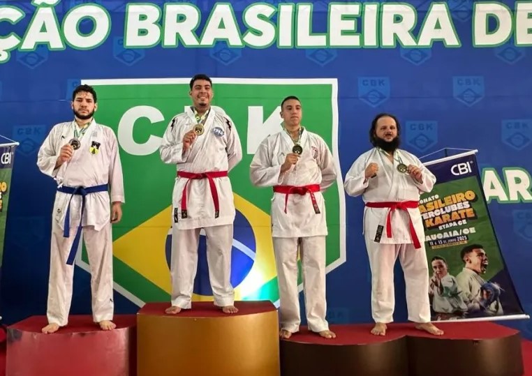 'PRÓ-ATLETA': RO conquista cinco medalhas no Campeonato Brasileiro de Karatê