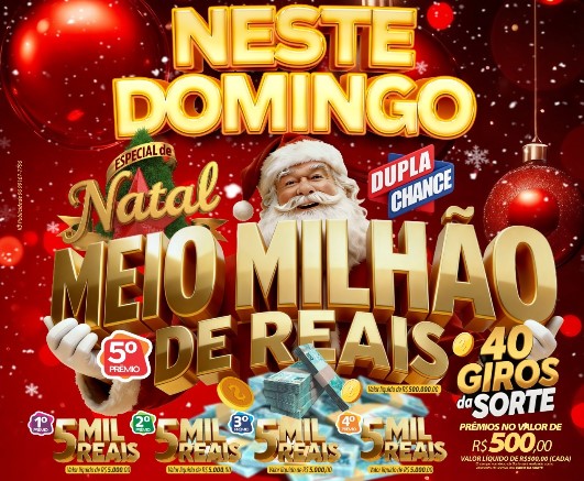SORTEIO: RondonCAP Especial de Natal com meio milhão no 5º PRÊMIO