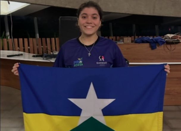 CAMPEÃ: Jovem de PVH conquista título brasileiro no tênis de mesa