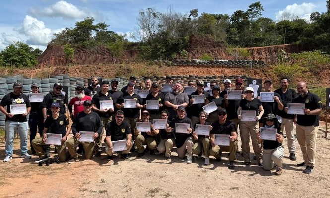 SINJUR: Curso de capacitação em pistola reúne Supervisores de Segurança do Judiciário