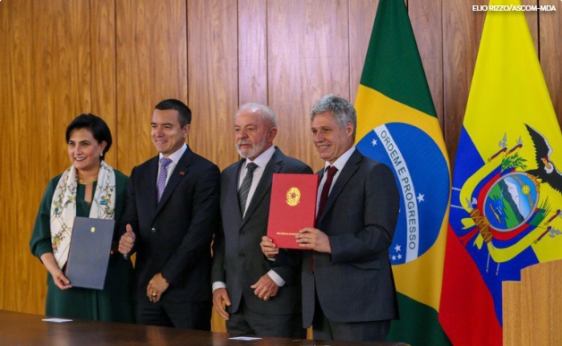 AGRICULTURA: Brasil e Equador firmam acordo para promover agricultura familiar sustentável