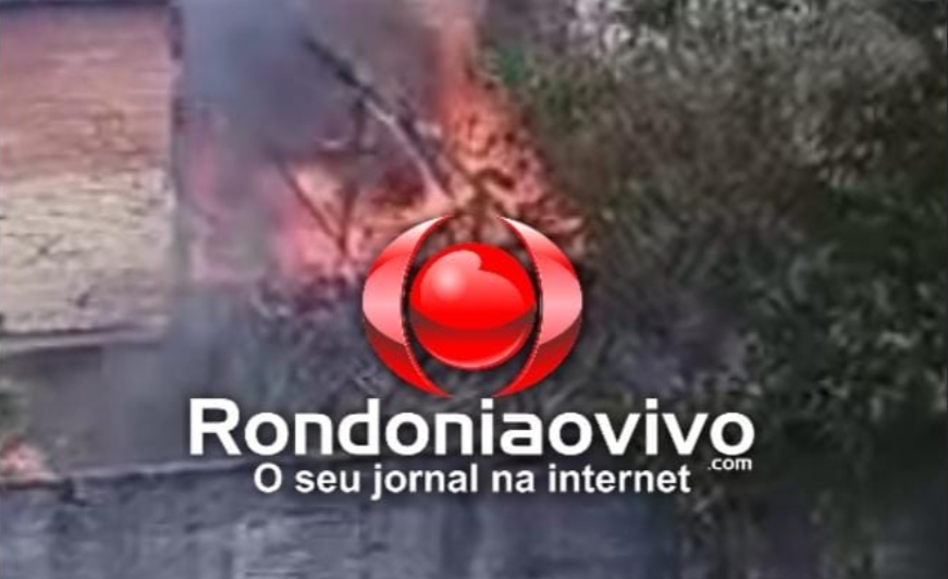 VÍDEO: Incêndio em matagal atrás de galpão assusta moradores na zona Norte