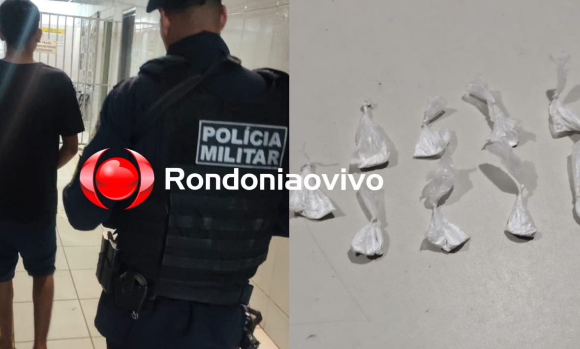 PISOU NA DROGA: Adolescente é flagrado vendendo c0c@ína no Orgulho do Madeira