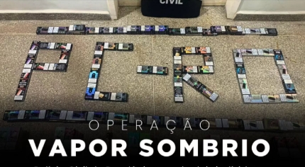 VAPOR SOMBRIO: Comercialização de 'Vapes' para adolescentes é alvo de operação