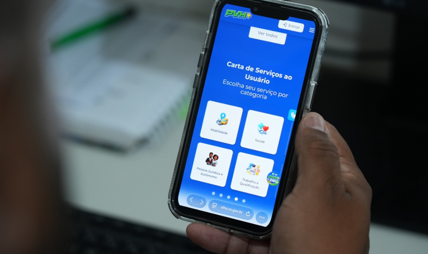 DIGITAL: Credencial de estacionamento, cartão do transporte e outros serviços no PVH+