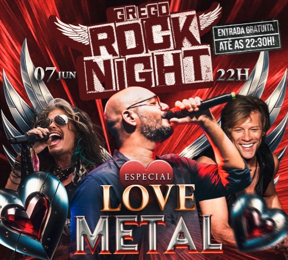 ROCK NIGHT: Confira a agenda semanal do grego original 
