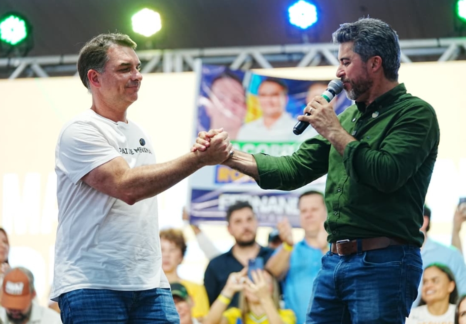 MARCOS ROGÉRIO: Senador lança pré-candidatura ao governo em evento com Flávio Bolsonaro