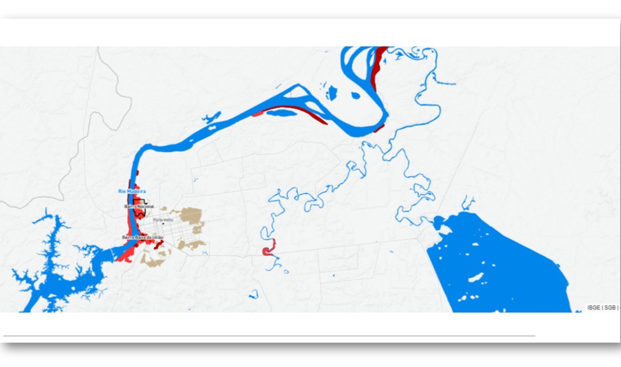 DESAFIADOR: PVH tem 69 áreas de risco geológico e mais de 26 mil imóveis expostos