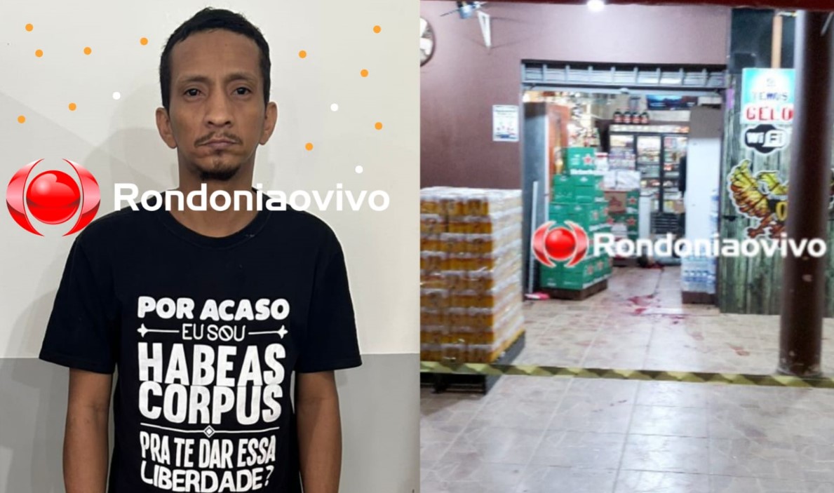 CRIME ESCLARECIDO: 'Major' é preso acusado de matar rival; Vítima caiu dentro de conveniência