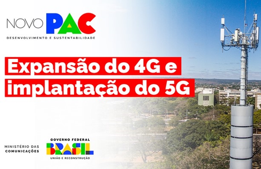 INFRAESTRUTURA: Novo PAC garantirá internet móvel em locais sem acesso à tecnologia