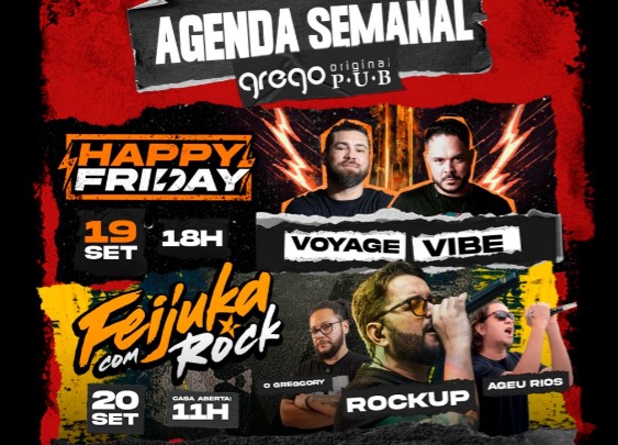 PUB: Confira a agenda semanal do grego original 