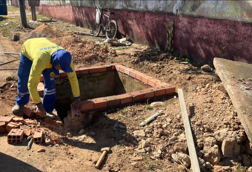 INFRAESTRUTURA: Prefeitura intensifica restauração de bocas de lobo e caixas de drenagem