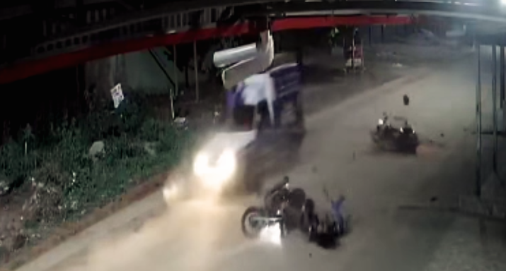 TRAGÉDIA: Vídeo flagra acidente com duas motos que deixou um morto