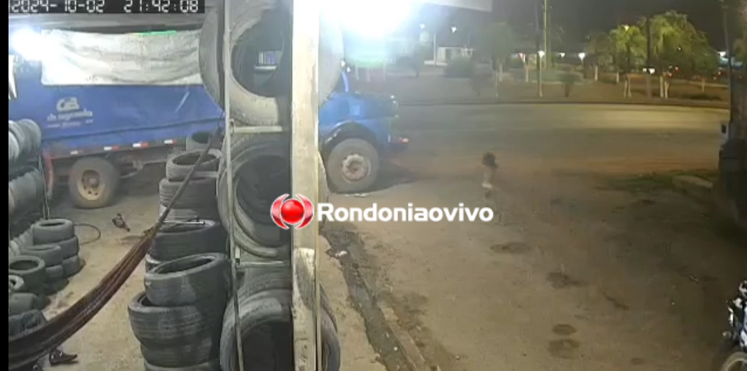 ATROPELAMENTO: Vídeo mostra como aconteceu morte de criança em borracharia 