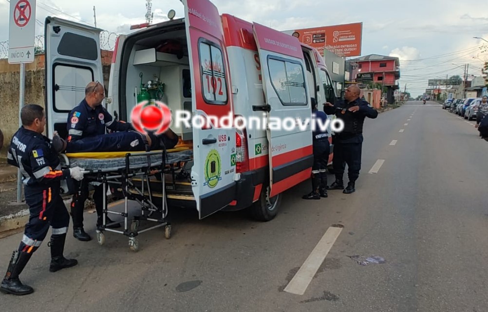 VÍDEO: Pedestre sofre traumatismo craniano após acidente na Pinheiro