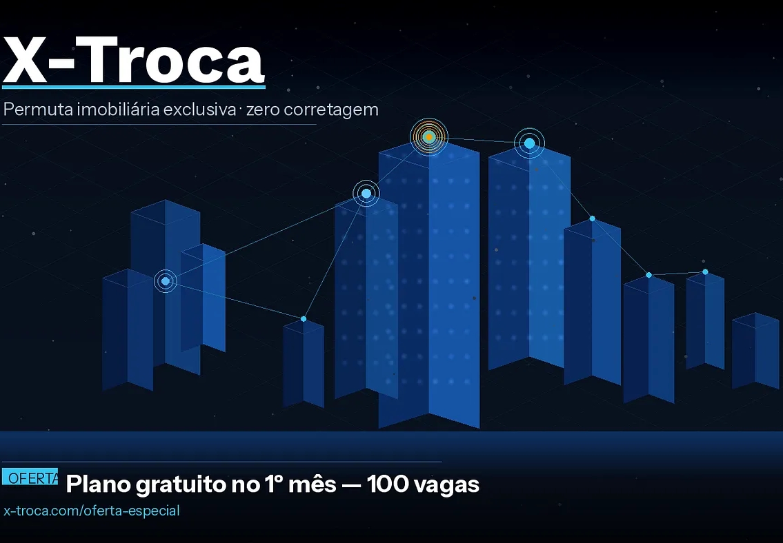 MERCADO IMOBILIÁRIO: X-Troca tem modelo inédito de permuta direta entre proprietários