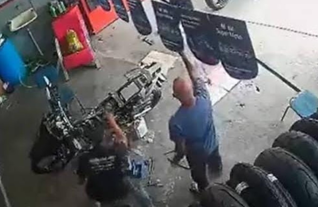 EXPULSO: Borracheiro é atacado a tijoladas por não desocupar ponto comercial