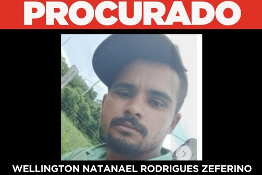 PROCURA-SE: Polícia Civil busca por foragido Wellington Natanael Rodrigues Zerefino