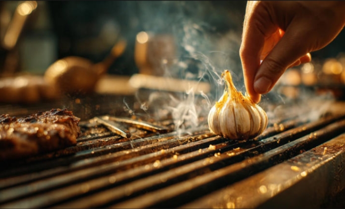 POUCAS PESSOAS SABEM: Qual a finalidade de esfregar um dente de alho na grelha antes de grelhar?