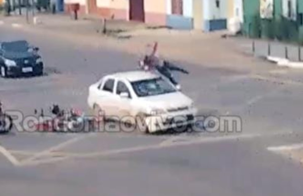 VÍDEO: Grave acidente é registrado por câmera de segurança na região Central